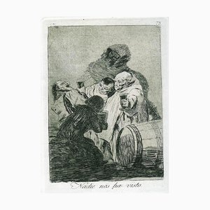 Acquaforte e acquatinta di Nadie Nos Ha Visto - Origina di Francisco Goya - 1881-1886 1881-1886