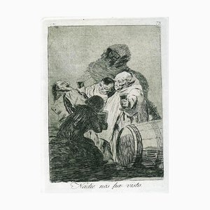 Nadie Nos Ha Visto - Origina Aguafuerte y aguatinta de Francisco Goya - 1881-1886 1881-1886