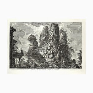 Sepolcro dè fr fratelli Curazj in Albano - Radierung von GB Piranesi 1756