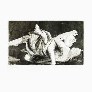 Lovers II - Original Etching by Giacomo Manzù - 1970 1970