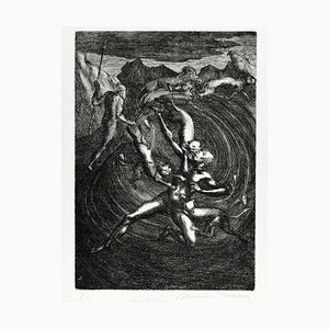 Untitled - Von '' Don Chisciotte '' - Original Radierung von M. Tommasi - 1970 1970