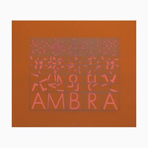 Impresión Ambra (ámbar) original de Bruno di Bello - 1980 ca. 1980 ca.