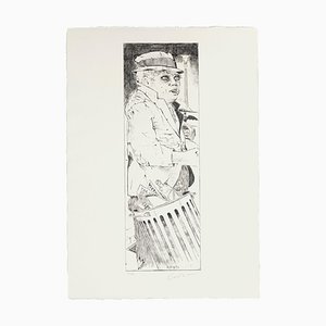 Trash - Original Etching by Bruno Caruso - 1980s 1980s