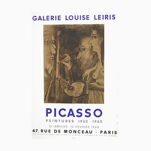 Affiche d'Exposition Picasso Vintage à Paris - 1964 1964