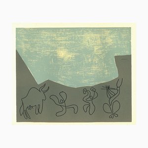 Bacchanale - Reproduktion eines Linolschnitts nach Pablo Picasso - 1962 1962