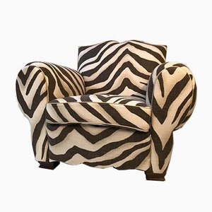 Sillón Zebra francés, años 50