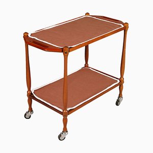 Mid-Century Modern Bar Cart in Beech, Cherry and Formica, 1950s