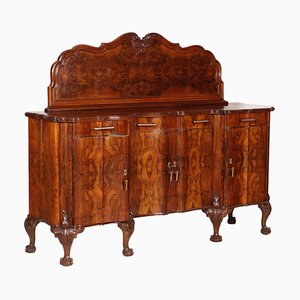 Antikes barockes venezianisches Sideboard aus Nussholz von Testolini & Salviati, frühes 20. Jh