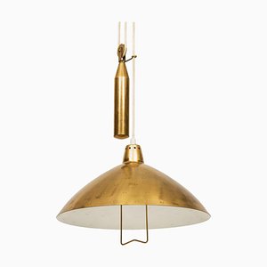 Deckenlampe im Stil von Paavo Tynell von Itsu, Finnland, 1950er