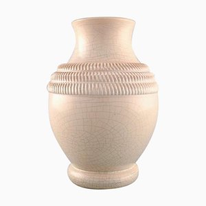 Vase in Glazed Ceramic by Pol Chambost, France, 1930s