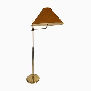 Adjustable Brass Floor Lamp from J. T. Kalmar, 1964