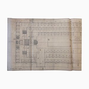 Disegni da lavoro Mason Lodge Schwindgasse di AnotherView, Vienna, anni '30, set di 5