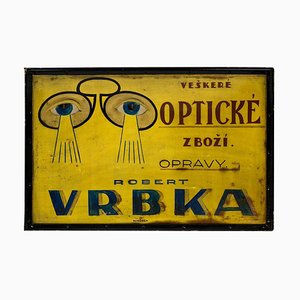 Cartel publicitario para óptico, años 20