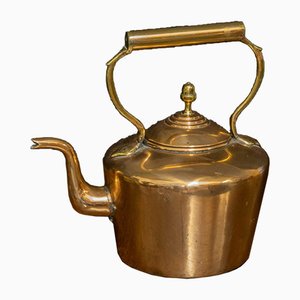Viktorianischer Teekessel aus Kupfer
