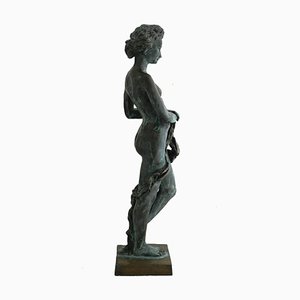 Cold Cast Bronze Althea Nude Lady Sculpture by Ronald Moll, 1990s