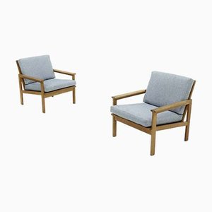Capella Stühle von Illum Wikkelsø für Niels Eilersen, 1960er, 2er Set