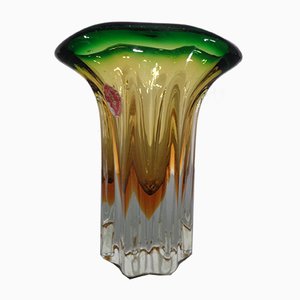 Italienische Vintage Murano Glasvase, 1960er