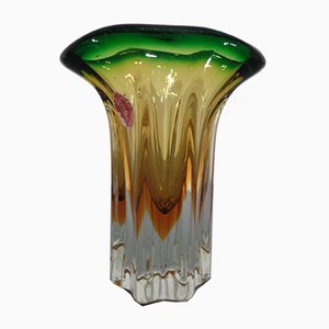 Vintage Italian Murano Glass Vase, 1960s
