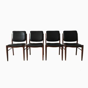 Vintage Danish Dining Chairs, 1960s, Set of 4