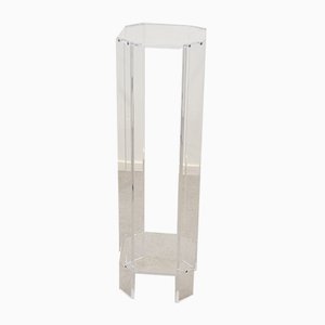 Acrylic Glass High Etagere or Plant Table, 1970s