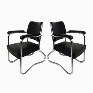 Set mit Vintage Sesseln, 1950er