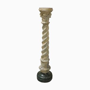 Column in Carved and Painted Terracotta, 1930s