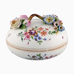 19th Century Meissen Bonbonniere in Hand-Painted Porcelain