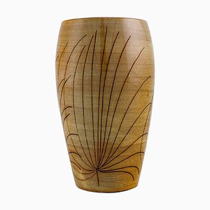 Papyrus Vase in Glazed Stoneware by Ingrid Atterberg for Upsala Ekeby