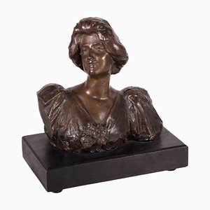 20th Century Female Bust by Francesco De Matteis