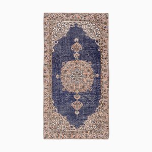 Tapis Oushak Vintage Bleu, Turquie, 1970s