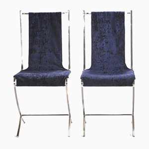 Beistellstühle von Pierre Cardin für Maison Jansen, 1970er, 2er Set