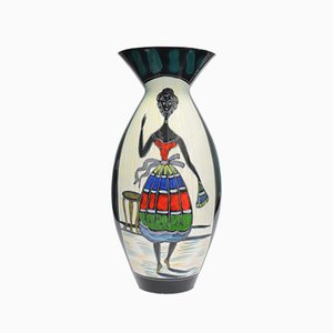 Italienische Mid-Century Vase von Galvani Ceramica, 1950er
