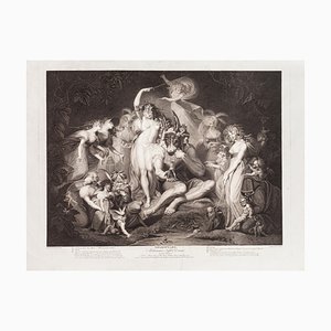 Shakespeare's Midsummer-Night's Dream- Gravure à l'Eau Forte JP Simon After JH Fussli-1796 1796