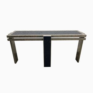 Table Console en Aluminium, 1980s