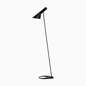 Schwarze Vintage AJ Visor Stehlampe von Arne Jacobsen für Louis Poulsen