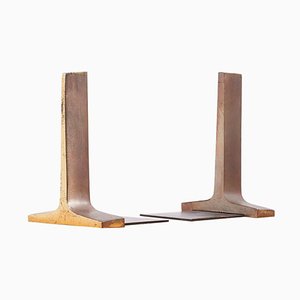 Modernist Bronze Bookends by Ben Seibel, USA, 1950s, Set of 2