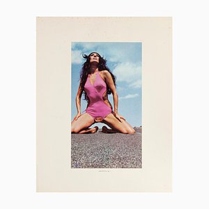 Bather - Original Collage von Sergio Barletta - 1975 1975