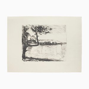 Lithographie Paysage par Arturo Tosi - 20ème Siècle 20ème Siècle