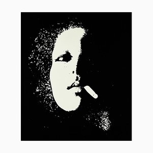 Affiche - Sérigraphie Originale Noir & Blanc par Giacomo Porzano - 1974 1974
