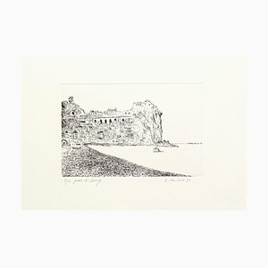 Scilla - Original Etching on Cardboard by Giovanni Omiccioli - 1971 1971