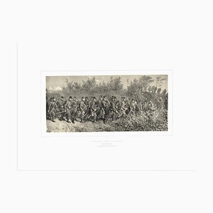 Workers - Original Lithograph by Denis Auguste Marie Raffet - 1854 1854