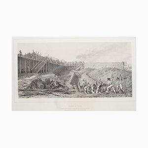 Battle Scene - Original Lithographie von Auguste Raffet - 1859 1859