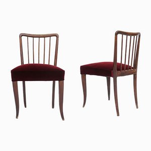 Set of Side Chairs by Paolo Buffa, 1950s