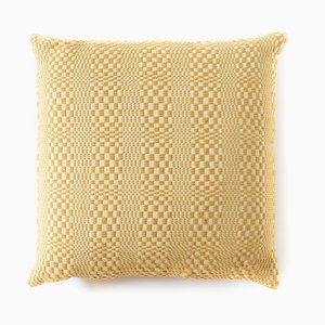 Optical Yellow Cushion from Mariantonia Urru