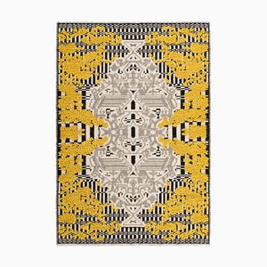 Yellow Flower Garden Rug by Caterina Quartana for Mariantonia Urru