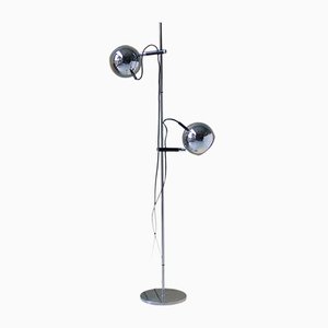 Space Age Floor Lamp with Movable Spheres in Chrome from Staff, 1970s