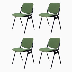 Green 106 Rainbow Desk Chairs from Castelli / Anonima Castelli, 1987, Set of 4