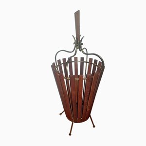 Teak Umbrella Stand, 1960s