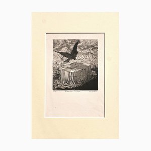 Bird - Original Etching - 1968 1968