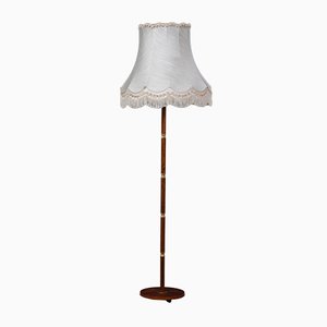 Lampadaire Mid-Century en Palissandre et Laiton, Danemark, 1960s